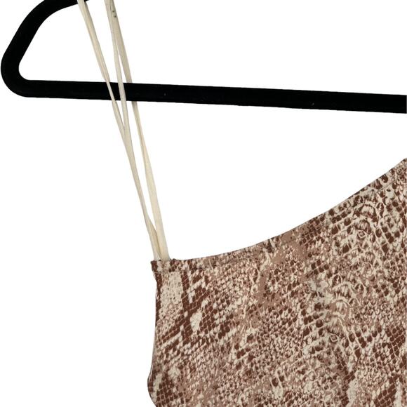 L'Agence dress Fontana cutout maxi brown size 8 - Picture 3 of 9